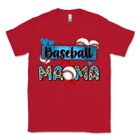 Red baseball mama with leopard Classic Tee - Zillion Design Studio