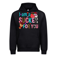 Black i am a sucker for you Urban Hoodie - NancyCooperArtShop