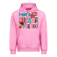 Fuchsia Pink i am a sucker for you Urban Hoodie - NancyCooperArtShop