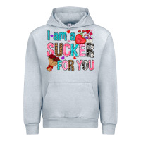 Heather Grey i am a sucker for you Urban Hoodie - NancyCooperArtShop