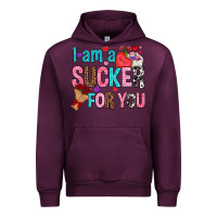 Mauve Wine i am a sucker for you Urban Hoodie - NancyCooperArtShop