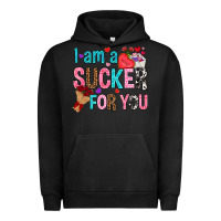Pigment Black i am a sucker for you Urban Hoodie - NancyCooperArtShop