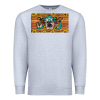 Heather Grey joy license plate Premium Sweatshirt - Artiststas