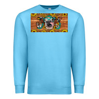Ocean Blue joy license plate Premium Sweatshirt - Artiststas
