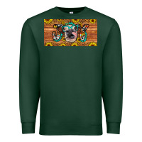 Sports Green joy license plate Premium Sweatshirt - Artiststas