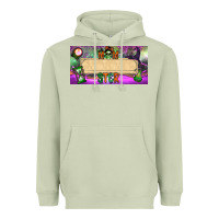 Matcha custom name momster license plate template Heavyweight Hoodie - BundleAndBundleShop