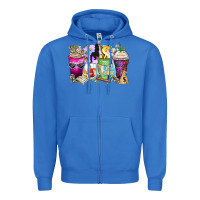 True Royal boss babe coffee cups Zipper Hoodie - Zillion Design Studio