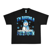 Black i'm having a meltdown Urban Heavy Tee - MaliasSmallBusiness