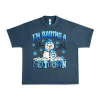 Midnight Navy i'm having a meltdown Urban Heavy Tee - MaliasSmallBusiness