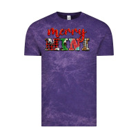 Cloud Purple christmas merry mini Vintage Tee - BarkalooDesign