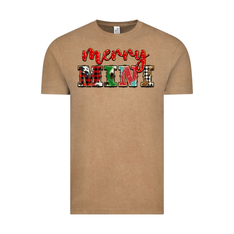 Christmas Merry Mini Vintage Tee by BarkalooDesign | Teevron