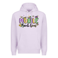 Lilac mobile mardi gras Premium Hoodie - MaliasSmallBusiness