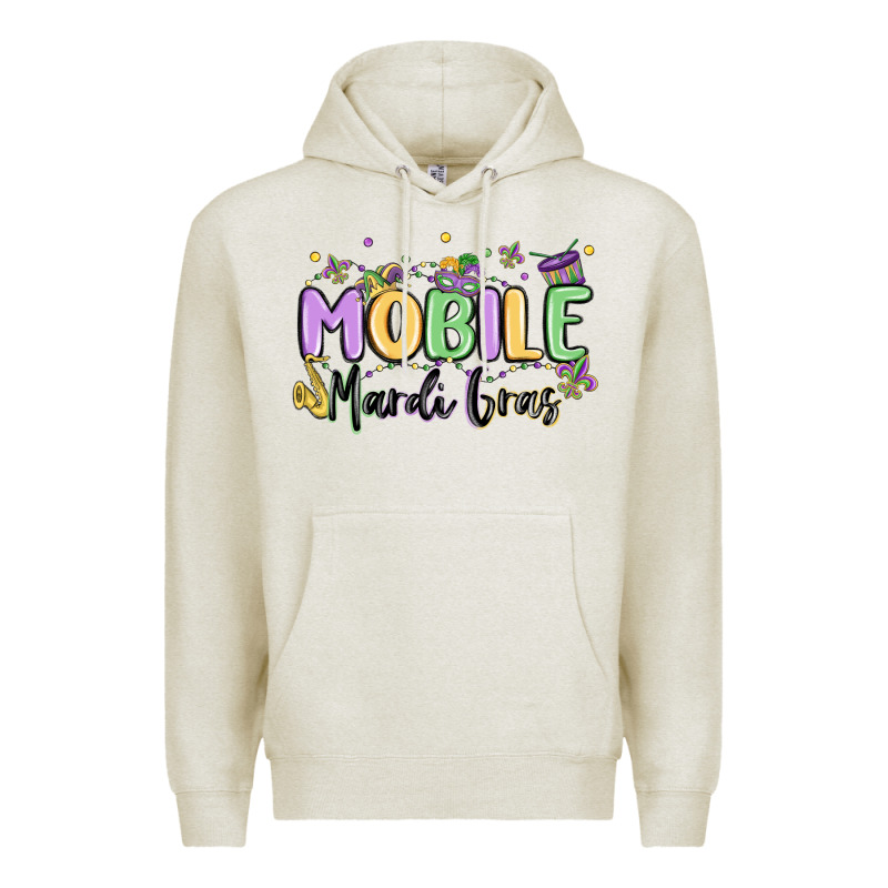Mobile Mardi Gras Premium Hoodie by MaliasSmallBusiness | Teevron