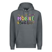 Rock mobile mardi gras Premium Hoodie - MaliasSmallBusiness