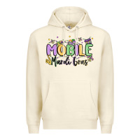 Sandshell mobile mardi gras Premium Hoodie - MaliasSmallBusiness