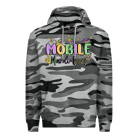 Slate Camo mobile mardi gras Premium Hoodie - MaliasSmallBusiness