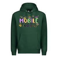 Sports Green mobile mardi gras Premium Hoodie - MaliasSmallBusiness