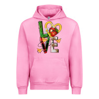 Fuchsia Pink teacher love nca Urban Hoodie - NancyCooperArtShop