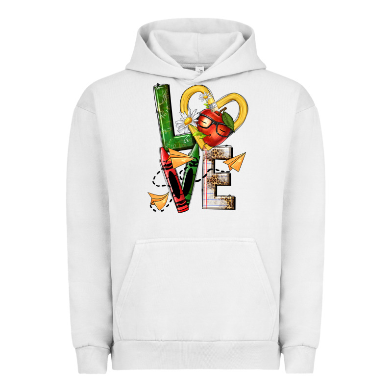 Teacher Love Nca Urban Hoodie by NancyCooperArtShop | Teevron