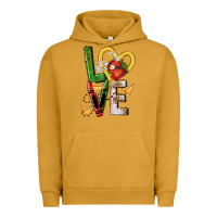 Pigment Peanut Butter teacher love nca Urban Hoodie - NancyCooperArtShop