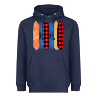 Navy Western Farm Life Pattern Brush Stroke Heavyweight Hoodie - Bettercallsaul