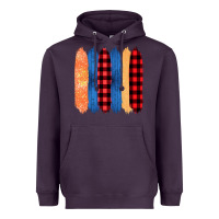 Plum Western Farm Life Pattern Brush Stroke Heavyweight Hoodie - Bettercallsaul