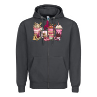 Smoke Girl boss coffee cups Zipper Hoodie - Zillion Design Studio