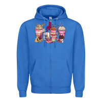 True Royal Girl boss coffee cups Zipper Hoodie - Zillion Design Studio