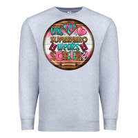Heather Grey nurse round earrings 1 Premium Sweatshirt - BundleAndBundleShop