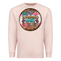 Pale Pink nurse round earrings 1 Premium Sweatshirt - BundleAndBundleShop