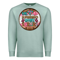 Seafoam nurse round earrings 1 Premium Sweatshirt - BundleAndBundleShop