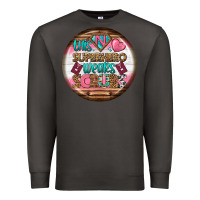Smoke nurse round earrings 1 Premium Sweatshirt - BundleAndBundleShop