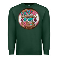 Sports Green nurse round earrings 1 Premium Sweatshirt - BundleAndBundleShop