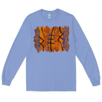 Colony Blue basketball brushstroke Long Sleeve Tee - Zillion Design Studio