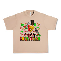 Burro merry christmas hair Urban Heavy Tee - MaliasSmallBusiness