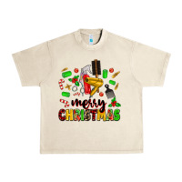 Sandshell merry christmas hair Urban Heavy Tee - MaliasSmallBusiness