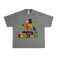 Tornado merry christmas hair Urban Heavy Tee - MaliasSmallBusiness