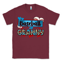 Burgundy baseball granny with leopard Classic Tee - Zillion Design Studio