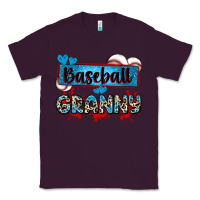 Plum baseball granny with leopard Classic Tee - Zillion Design Studio