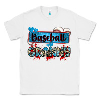 White baseball granny with leopard Classic Tee - Zillion Design Studio