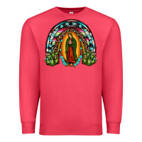 Our Lady Of Guadalupe Rainbow Premium Sweatshirt | Teevron
