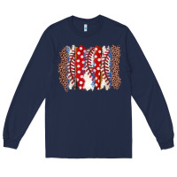 Navy baseball brushstroke Long Sleeve Tee - Zillion Design Studio