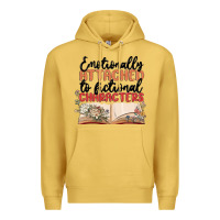 Antique Gold emotionally attached to fictional characters Premium Hoodie - MaliasSmallBusiness