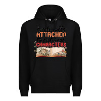 Black emotionally attached to fictional characters Premium Hoodie - MaliasSmallBusiness
