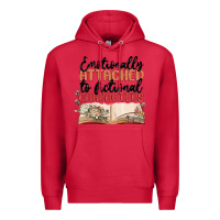 Cardinal emotionally attached to fictional characters Premium Hoodie - MaliasSmallBusiness