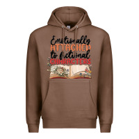 Chestnut emotionally attached to fictional characters Premium Hoodie - MaliasSmallBusiness