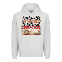 Dove Grey emotionally attached to fictional characters Premium Hoodie - MaliasSmallBusiness