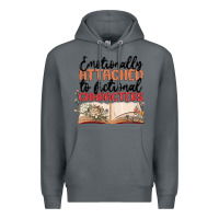 Rock emotionally attached to fictional characters Premium Hoodie - MaliasSmallBusiness
