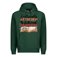 Sports Green emotionally attached to fictional characters Premium Hoodie - MaliasSmallBusiness
