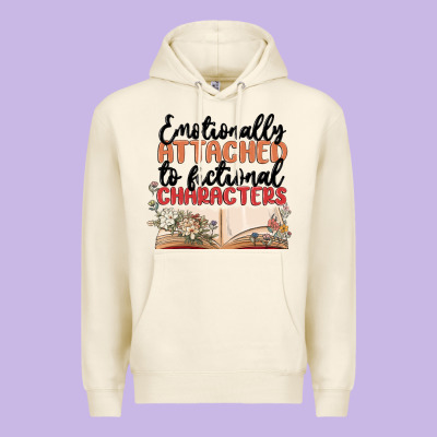 Emotionally Attached To Fictional Characters Premium Hoodie Designed By Maliassmallbusiness
